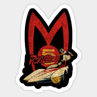 TEXTURE SPEED RACER RACING GOGOGO Sticker